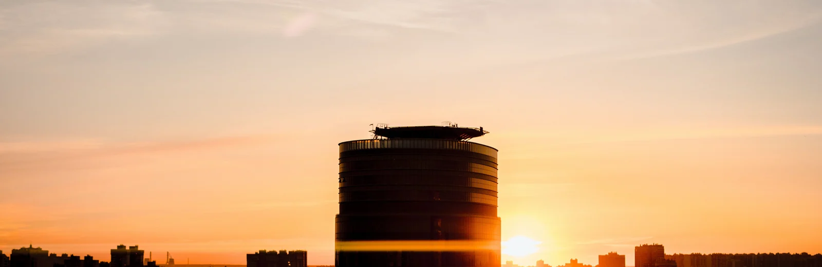 Skyline of Shivajinagar, Pune at golden hour