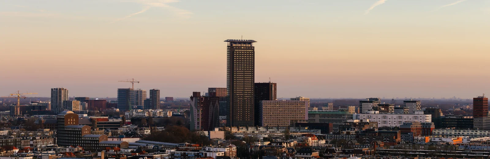 Skyline of Vishrantwadi, Pune at golden hour