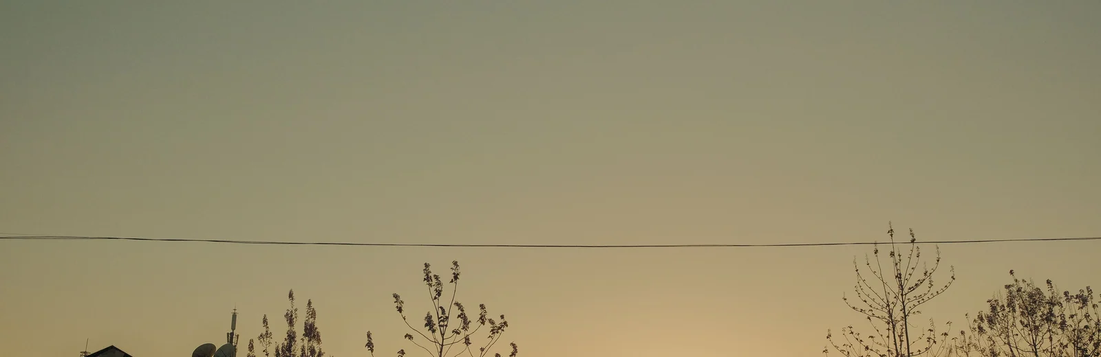 Skyline of Bhagwati Colony, Rajkot at golden hour