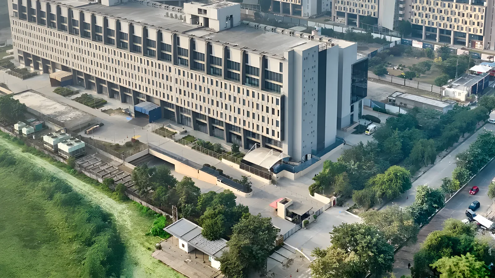Aerial view of Bhagwati Colony, Rajkot