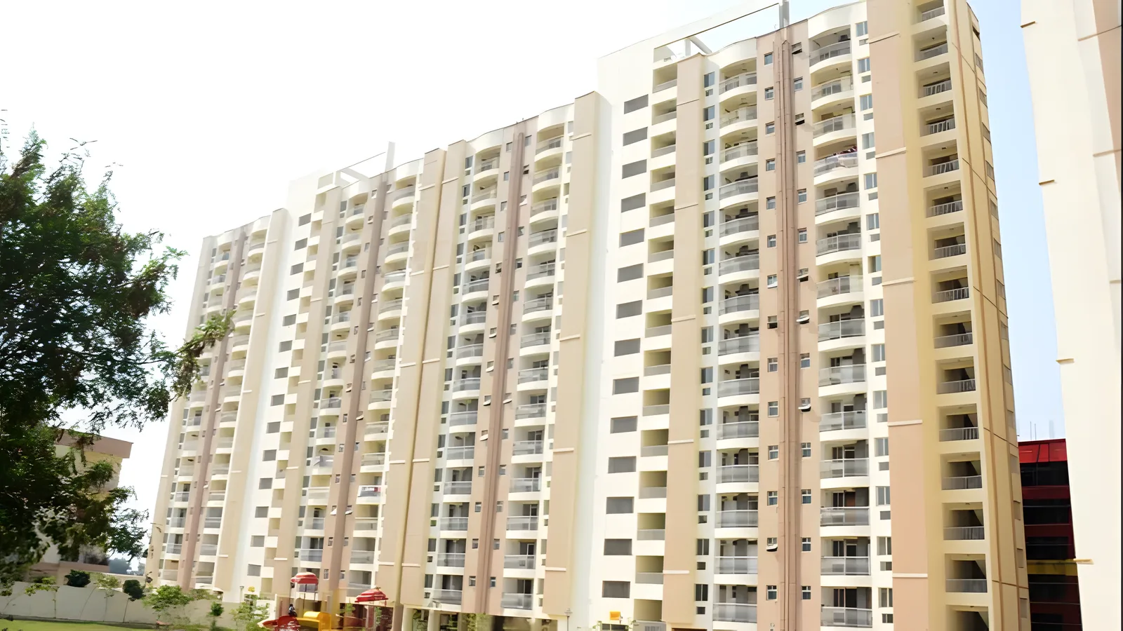 Aerial view of Manda Donga Bhimrav Nagar, Rajkot