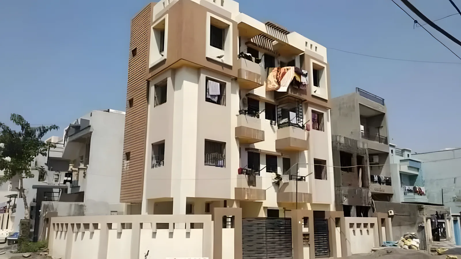 Aerial view of Manda Dungar, Rajkot