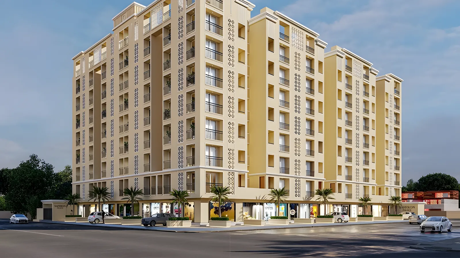 Aerial view of Shree Housing CHS, Rajkot