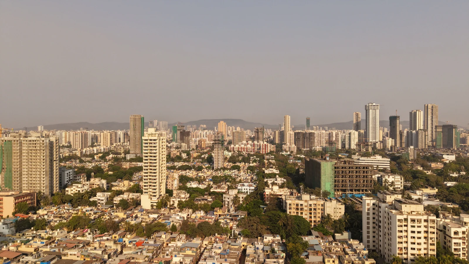 Aerial view of Rajiv Gandhi Nagar, Sangli