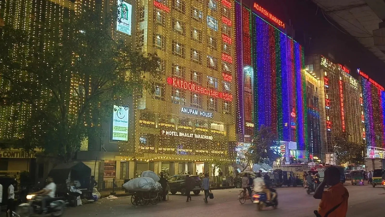 Aerial view of Gabe Ni Chowk, Surat