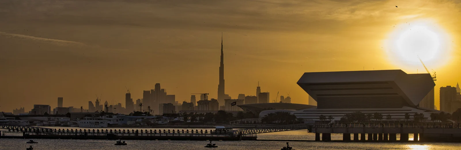 Skyline of Meghdum Nagar, Surat at golden hour