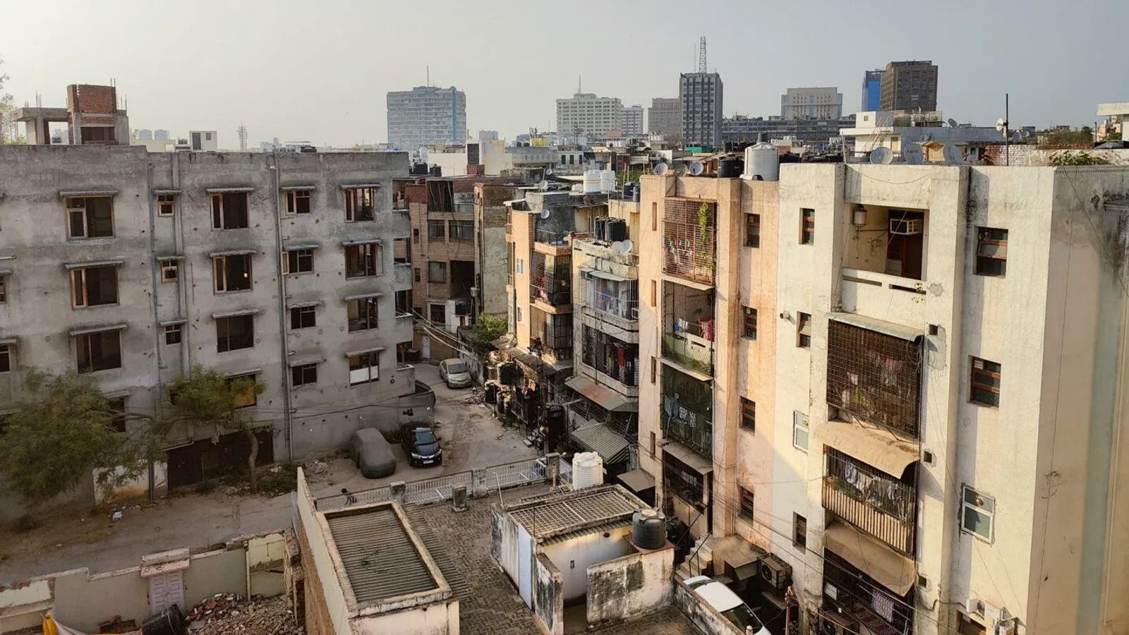 Aerial view of Zampa Bazaar Badiyawar, Surat