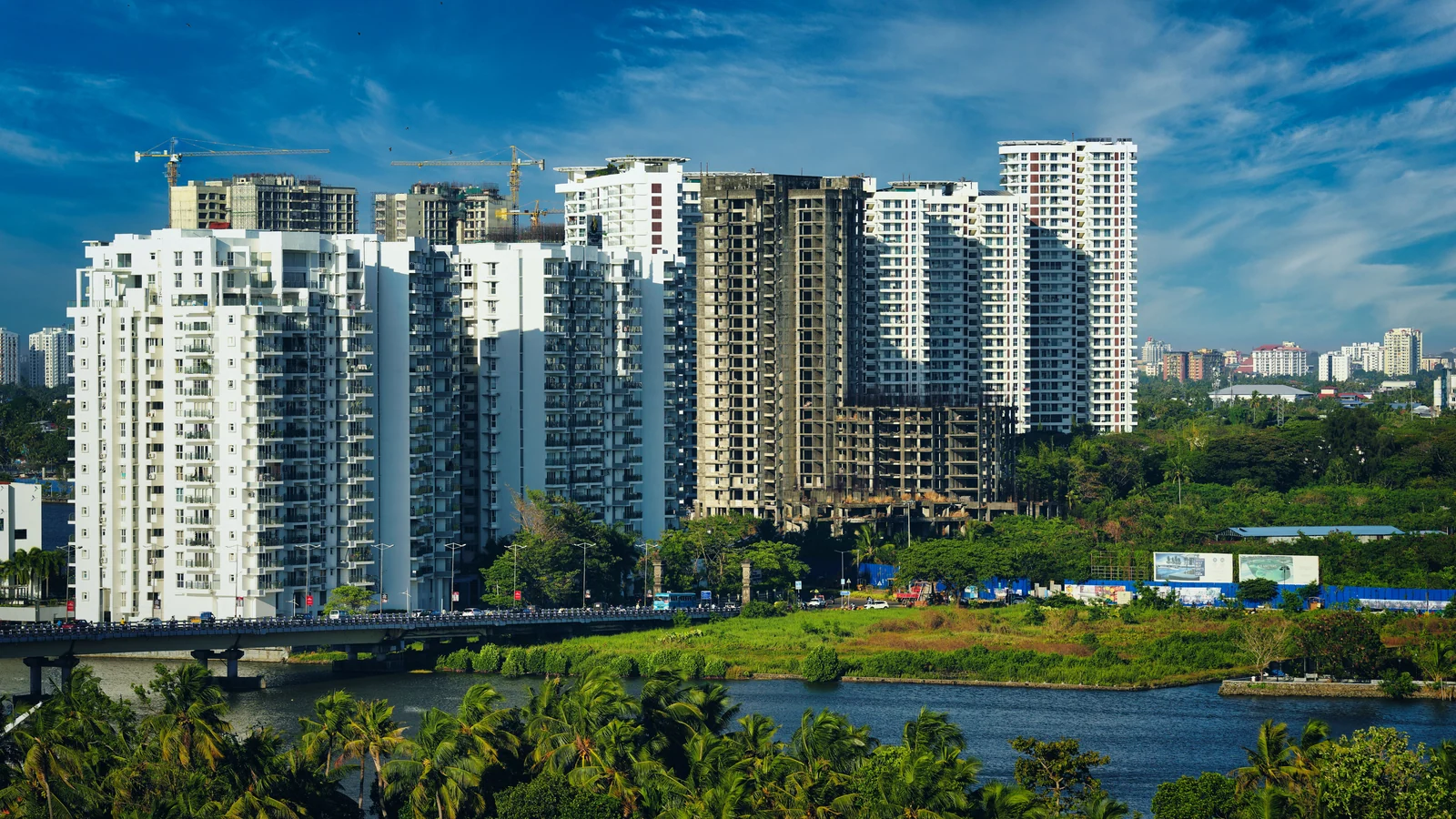 Aerial view of Charai, Thane