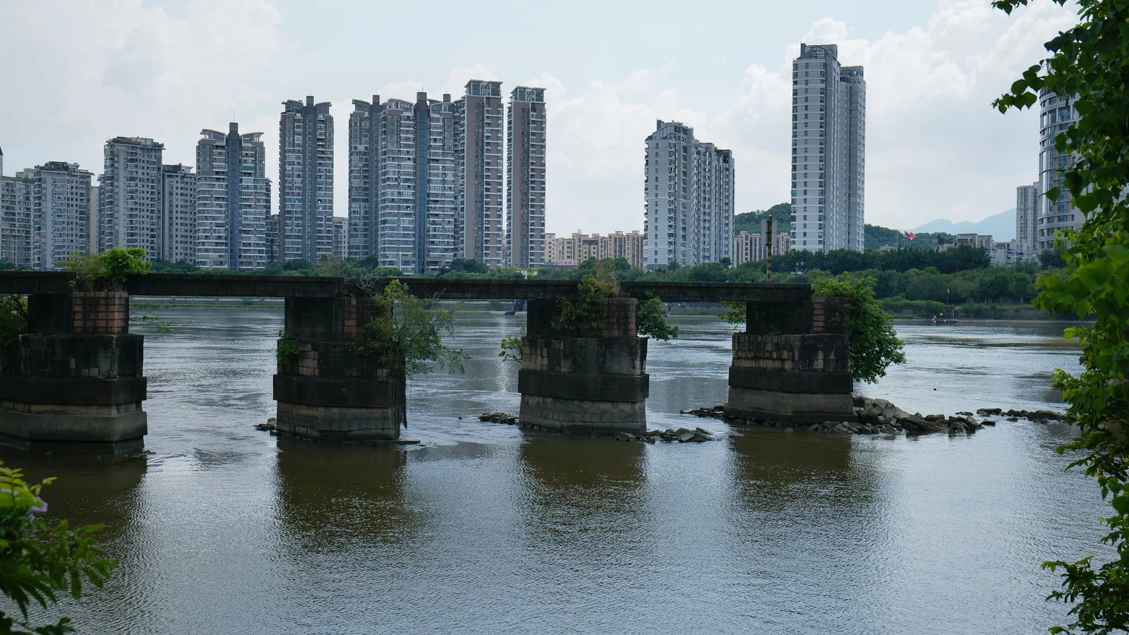 Aerial view of Veer Savarkar Nagar, Thane