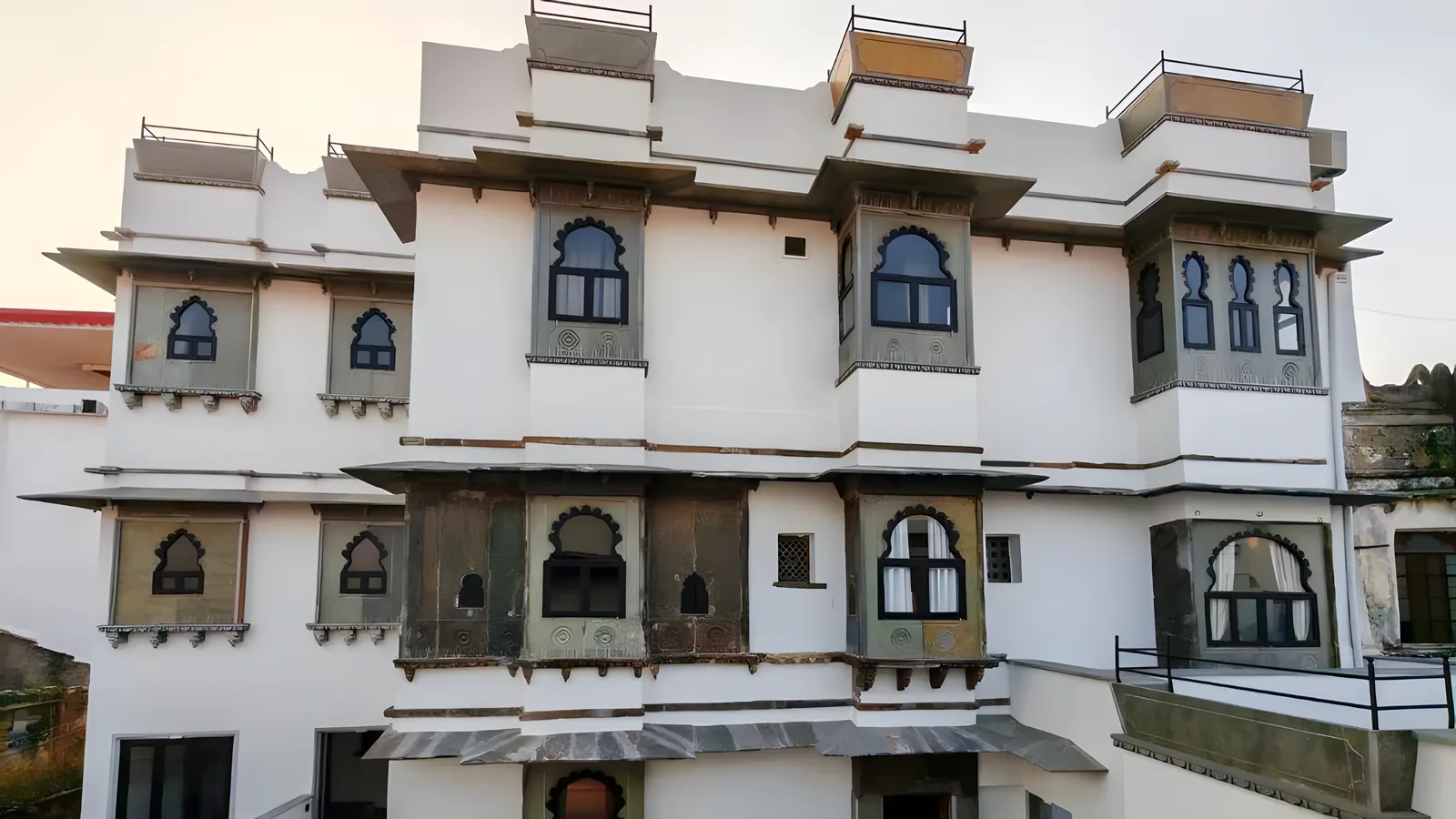 Aerial view of Brahmanon Ki Madri, Udaipur