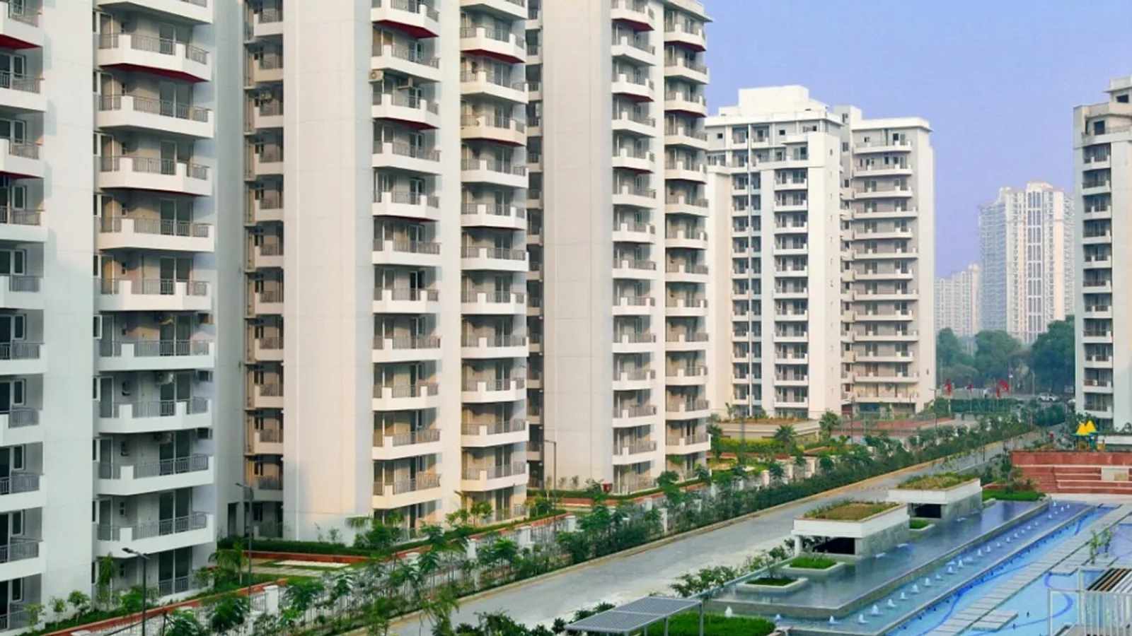 Aerial view of Bramha Colony, Udaipur