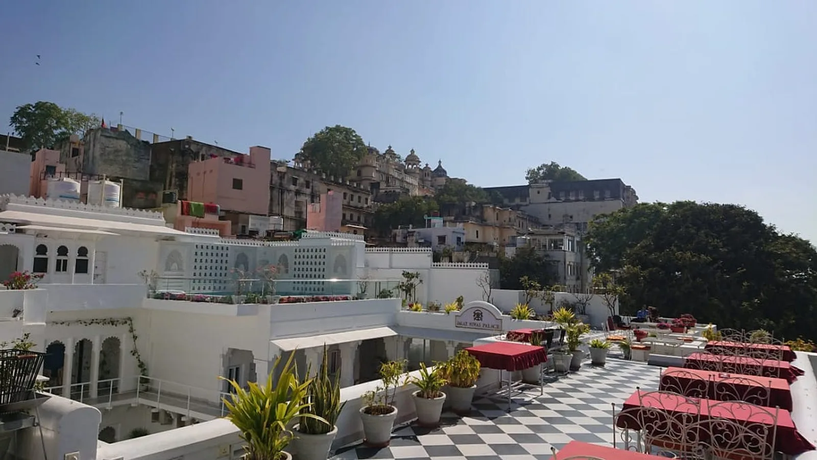 Aerial view of Hevant Nagar, Udaipur