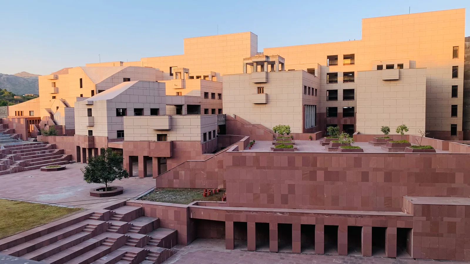 Aerial view of IIM Colony, Udaipur
