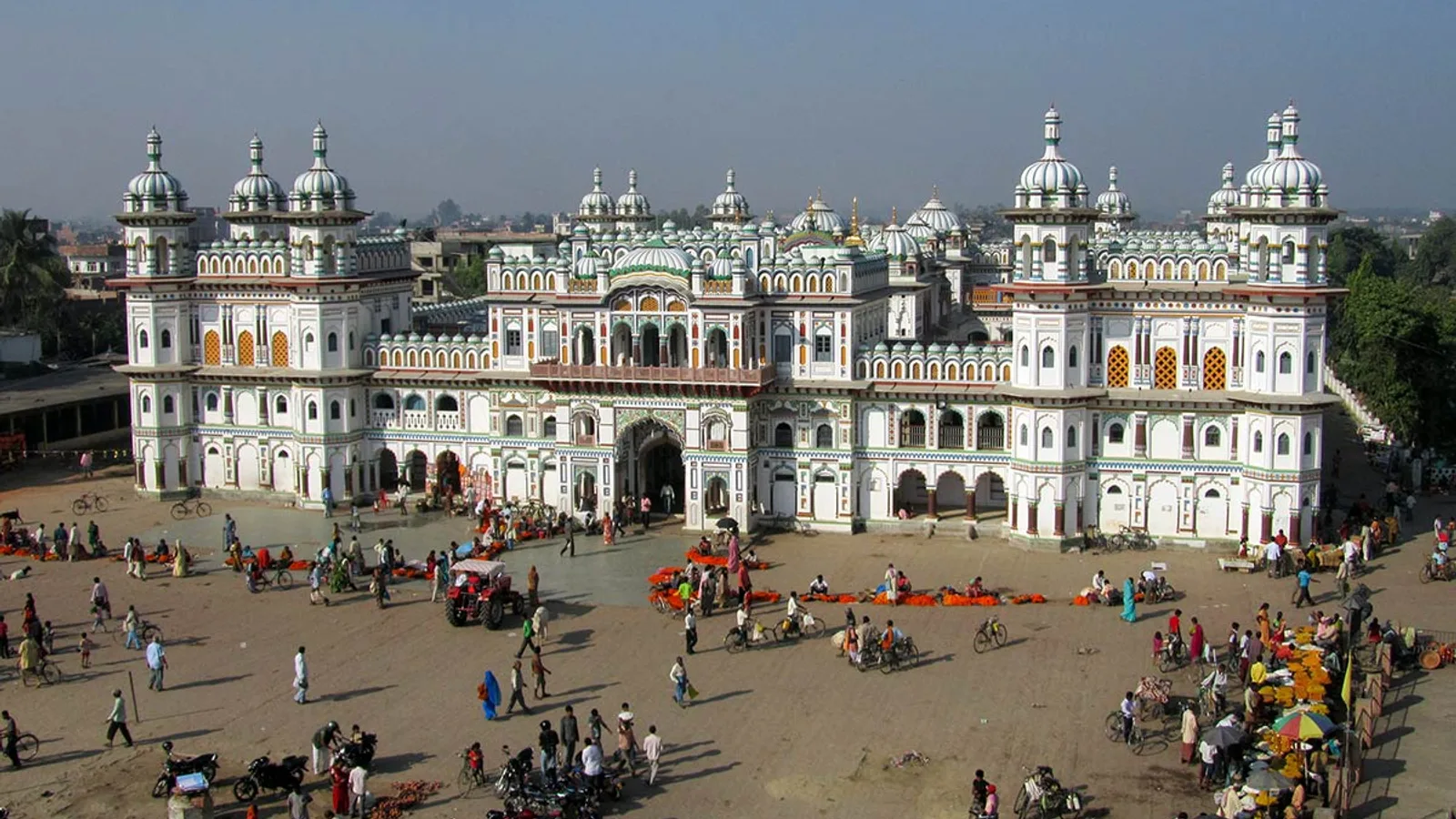 Aerial view of Janak Puri, Udaipur