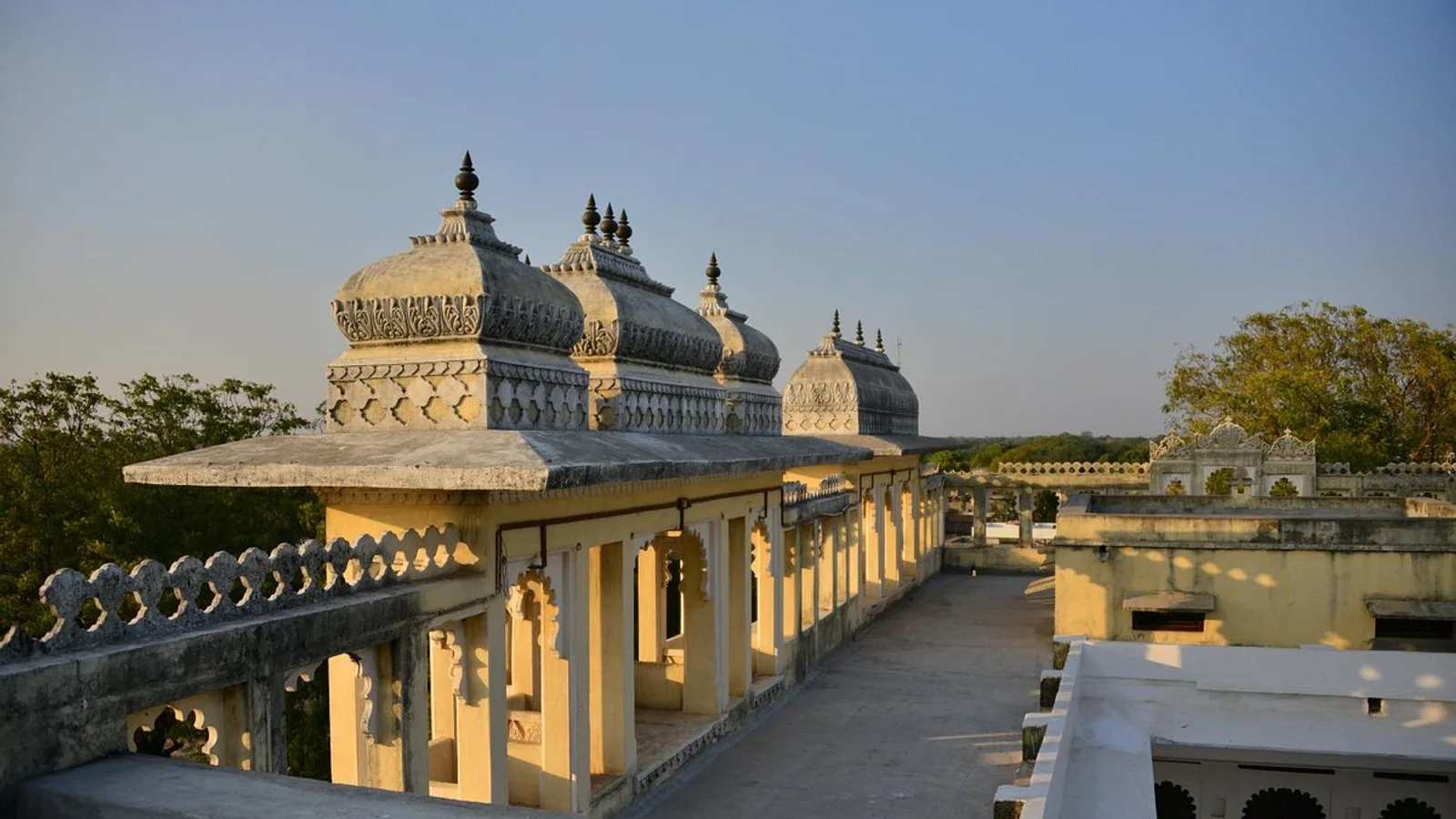 Aerial view of Khempura, Udaipur