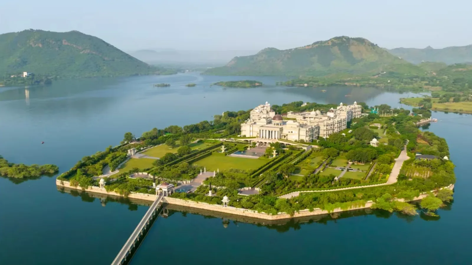 Aerial view of Manwa Khera, Udaipur