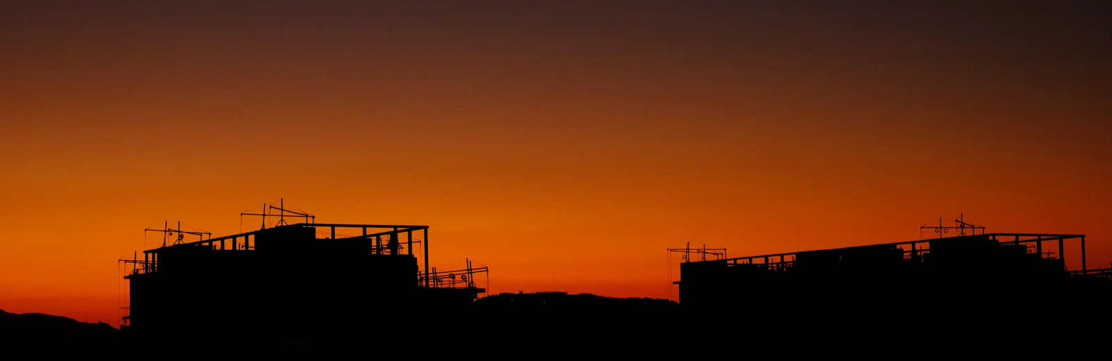 Skyline of New Adarsh Nagar, Udaipur at golden hour