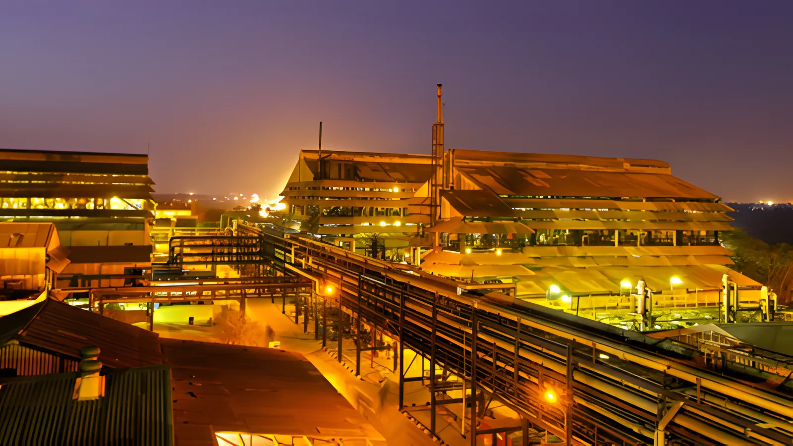 Aerial view of PI Industrial Area, Udaipur