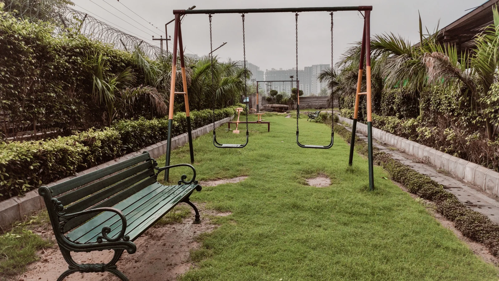 Neighbourhood park in Shilp Nagar, Udaipur