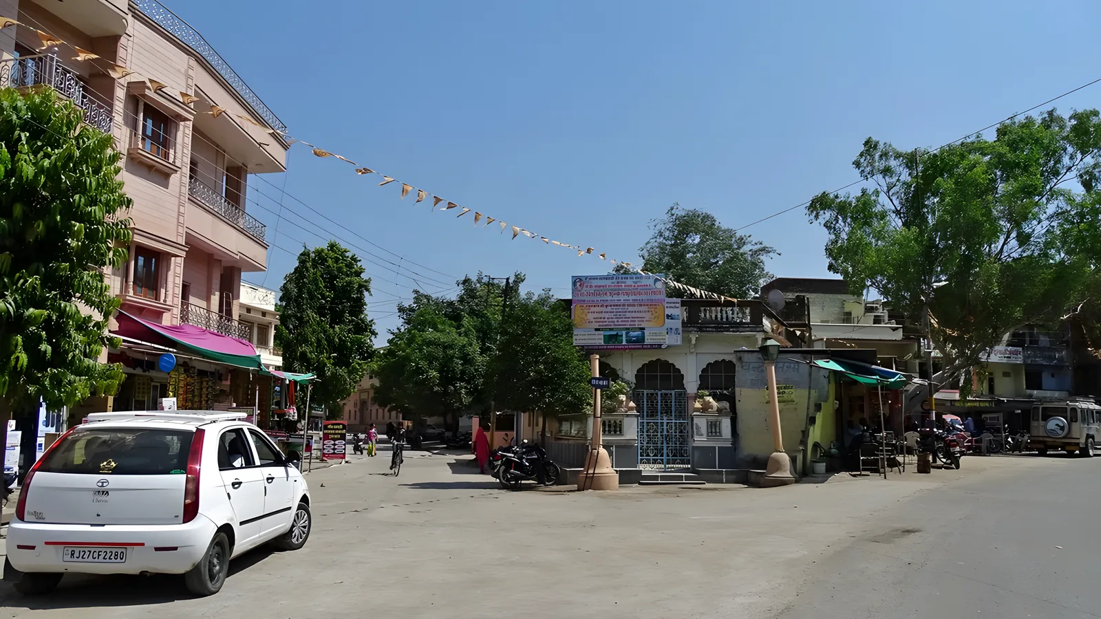 Aerial view of Thokar Chauraha, Udaipur