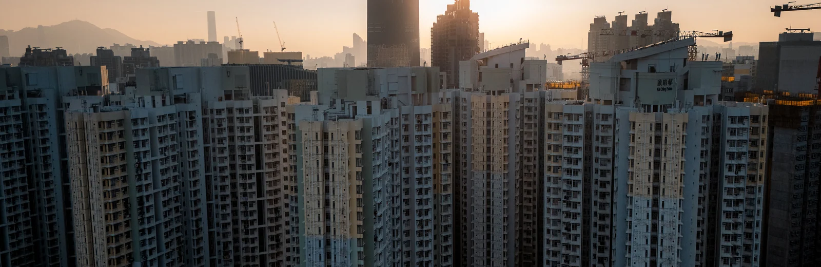 Skyline of Chapad, Vadodara at golden hour
