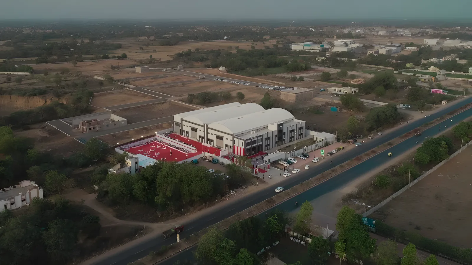 Aerial view of Petro, Vadodara