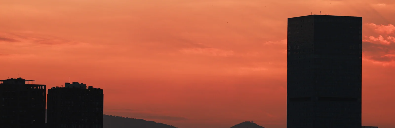 Skyline of Sama, Vadodara at golden hour