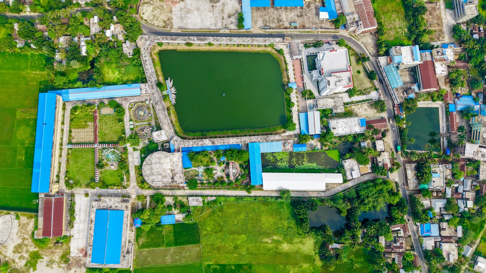 Neighbourhood park in Harhua, Varanasi