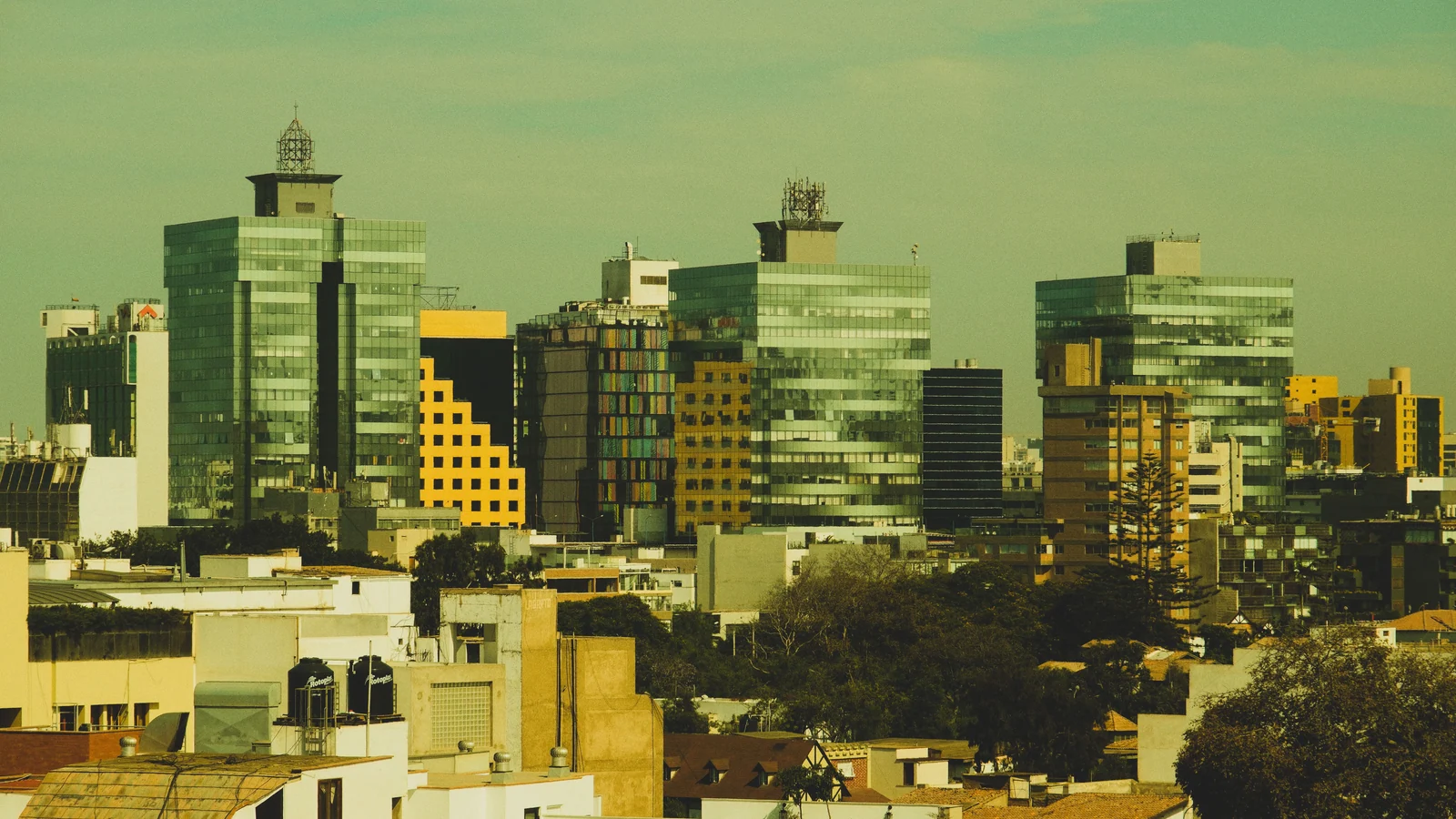 Aerial view of Vivekanand Puram Colony, Varanasi