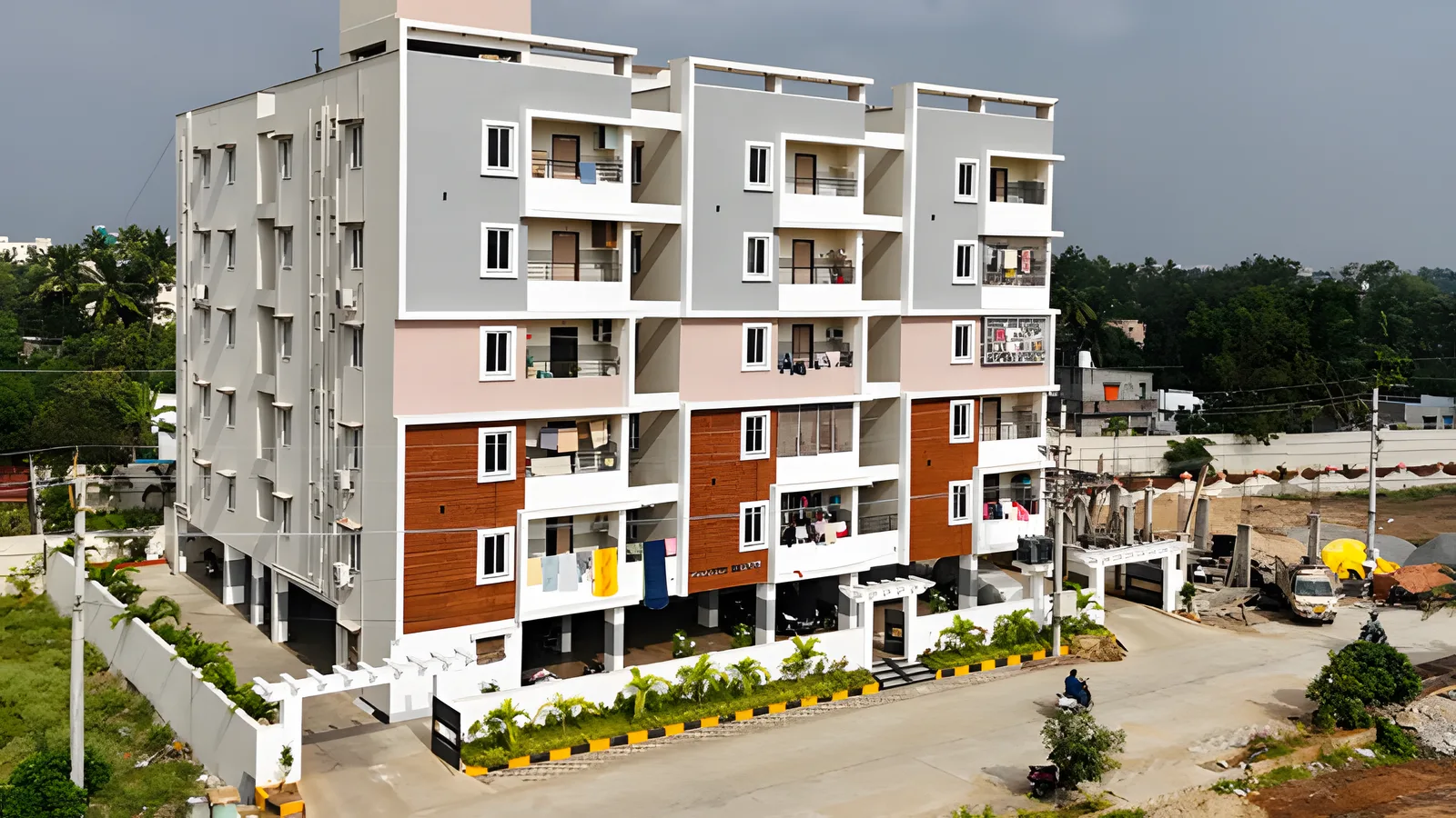 Aerial view of Revendrapadu, Vijayawada